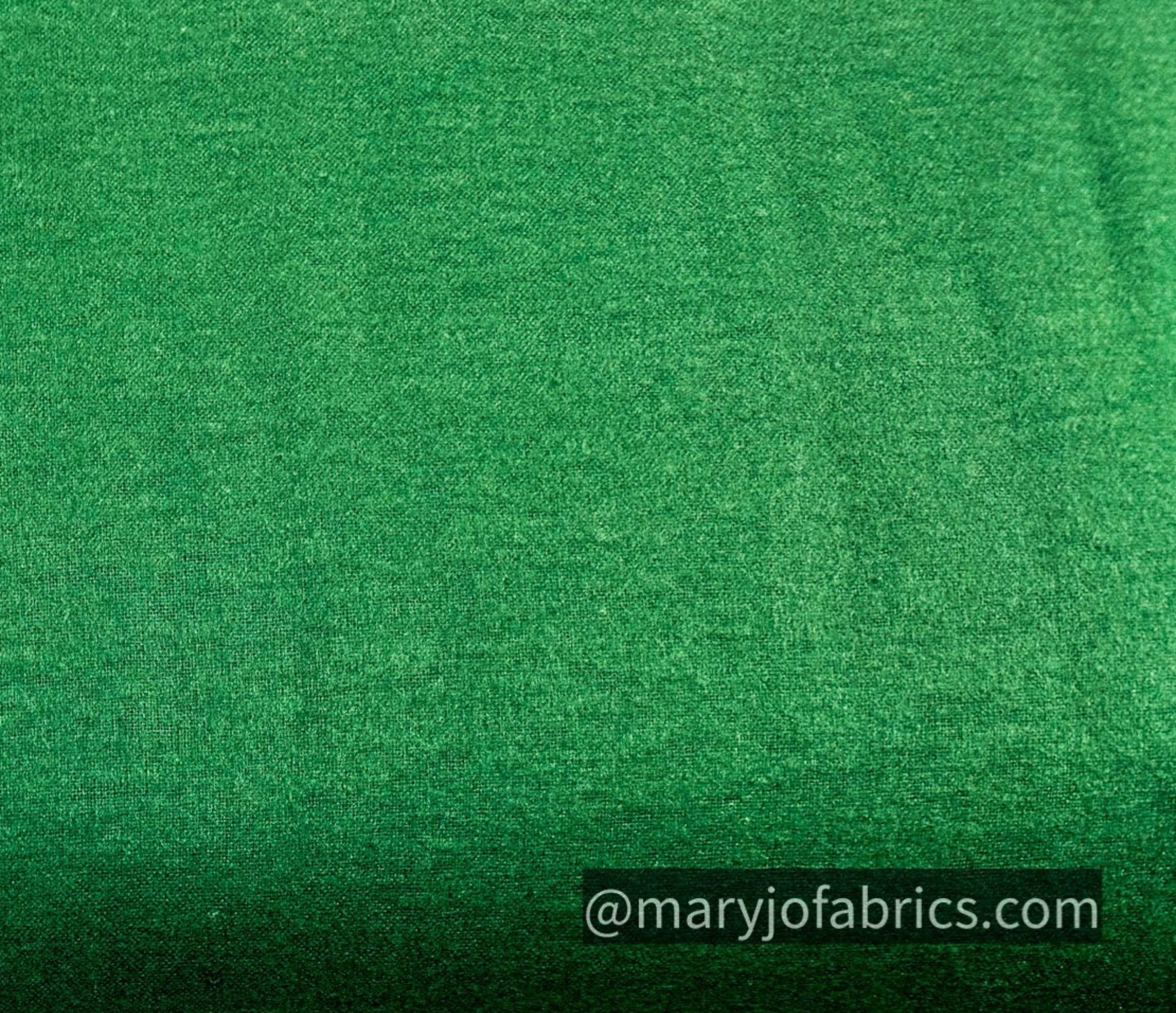 Solid FLANNEL Dark Green 158016 Lightweight Flannel - Mary Jo Fabrics