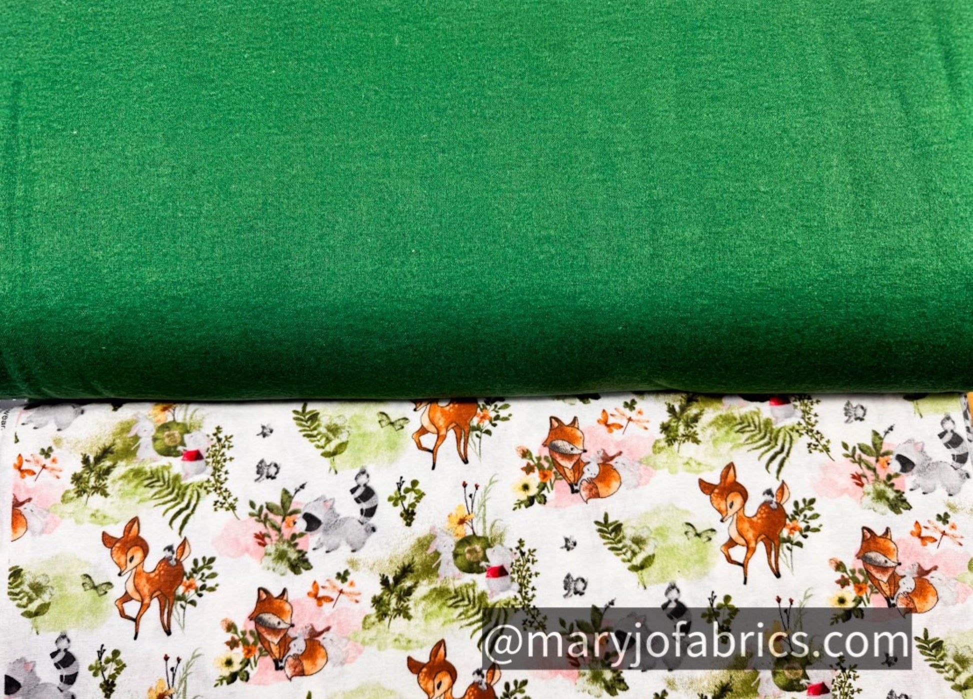 Solid FLANNEL Dark Green 158016 Lightweight Flannel - Mary Jo Fabrics