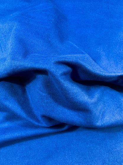 Solid FLANNEL Royal Blue 18208 Heavy weight 90 in - Mary Jo Fabrics