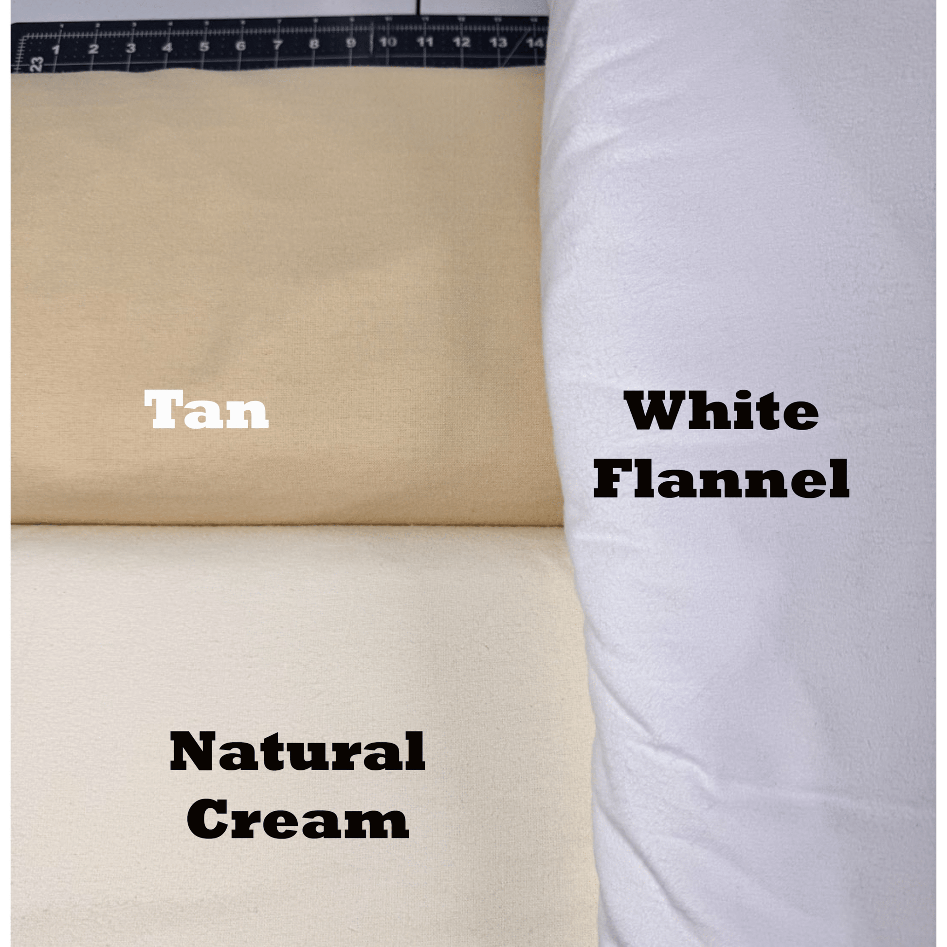 Solid FLANNEL Tan 158 - 006 Solid Beige Lightweight Flannel - Mary Jo Fabrics