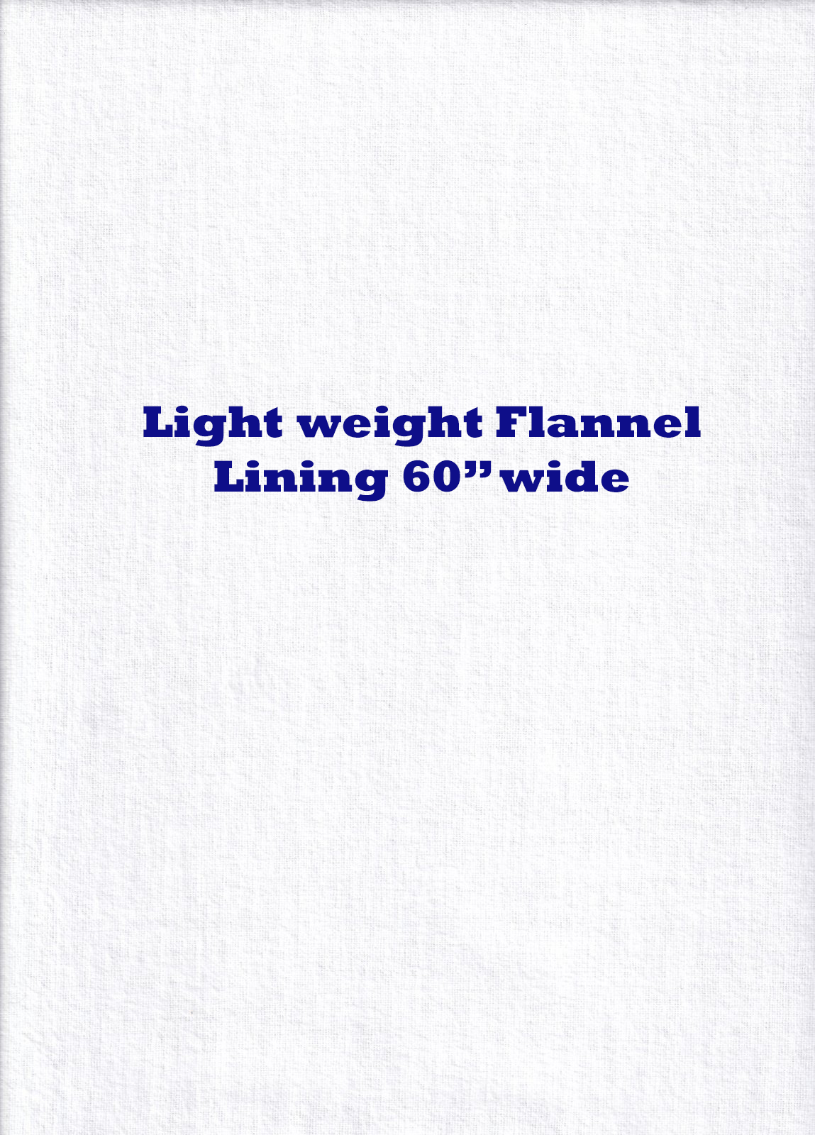 Solid White Lightweight Flannel Lining Basic Flannel - Mary Jo Fabrics