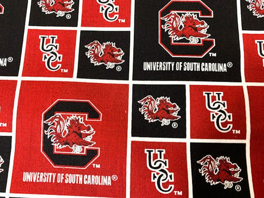 South Carolina Gamecocks fabric SC020 USC fabric - Mary Jo Fabrics