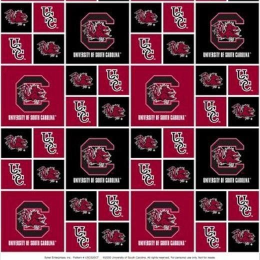South Carolina Gamecocks fabric SC020 USC fabric - Mary Jo Fabrics