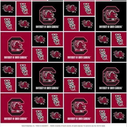 South Carolina Gamecocks fabric SC020 USC fabric - Mary Jo Fabrics