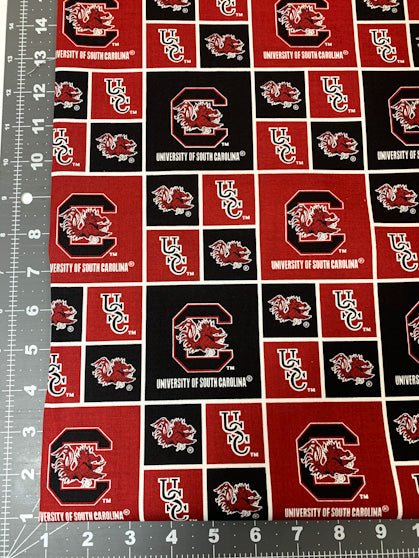 South Carolina Gamecocks fabric SC020 USC fabric - Mary Jo Fabrics