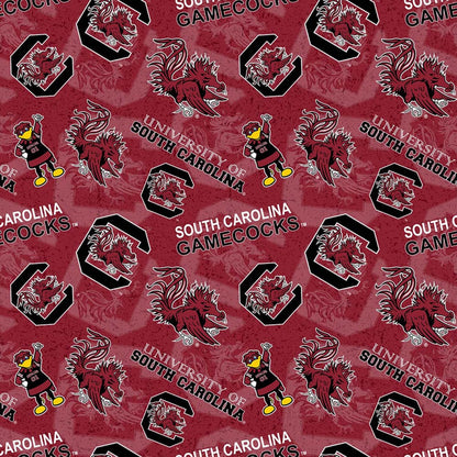 South Carolina Gamecocks Fabric SC1178 USC Gamecock - Mary Jo Fabrics