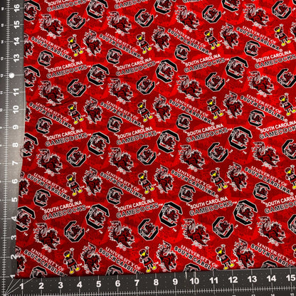 South Carolina Gamecocks Fabric SC1178 USC Gamecock - Mary Jo Fabrics