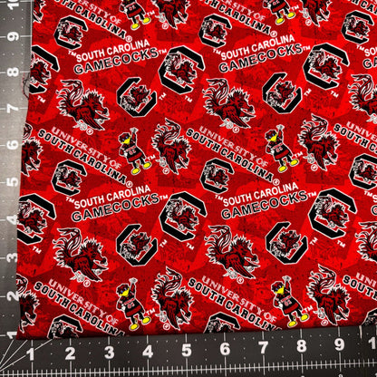 South Carolina Gamecocks Fabric SC1178 USC Gamecock - Mary Jo Fabrics