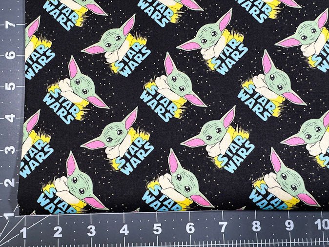 Star Wars fabric Baby Yoda fabric - Mary Jo Fabrics