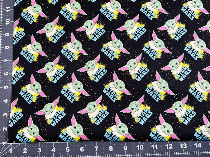 Star Wars fabric Baby Yoda fabric - Mary Jo Fabrics