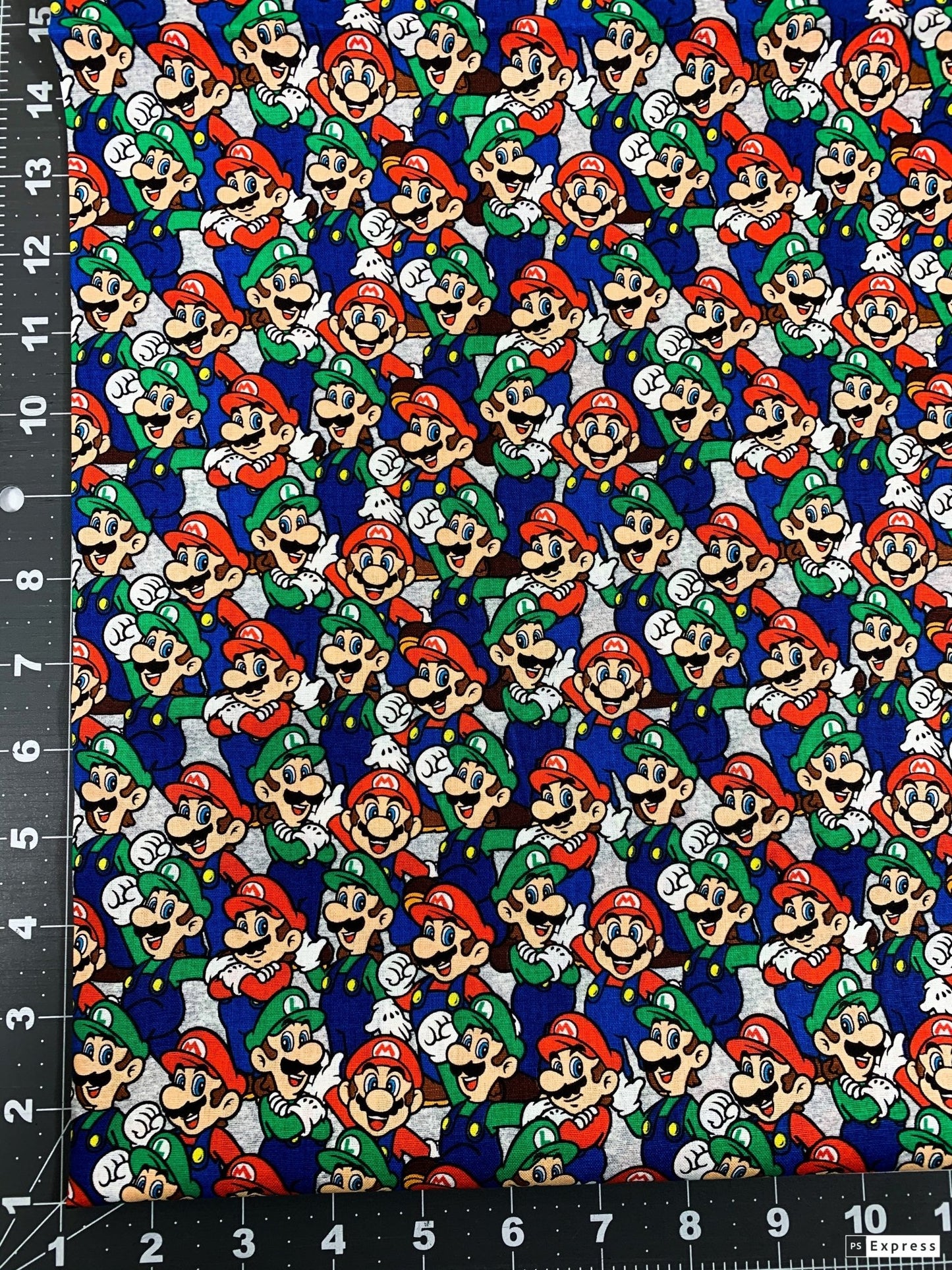 Super Mario fabric Mario Luigi game fabric - Mary Jo Fabrics