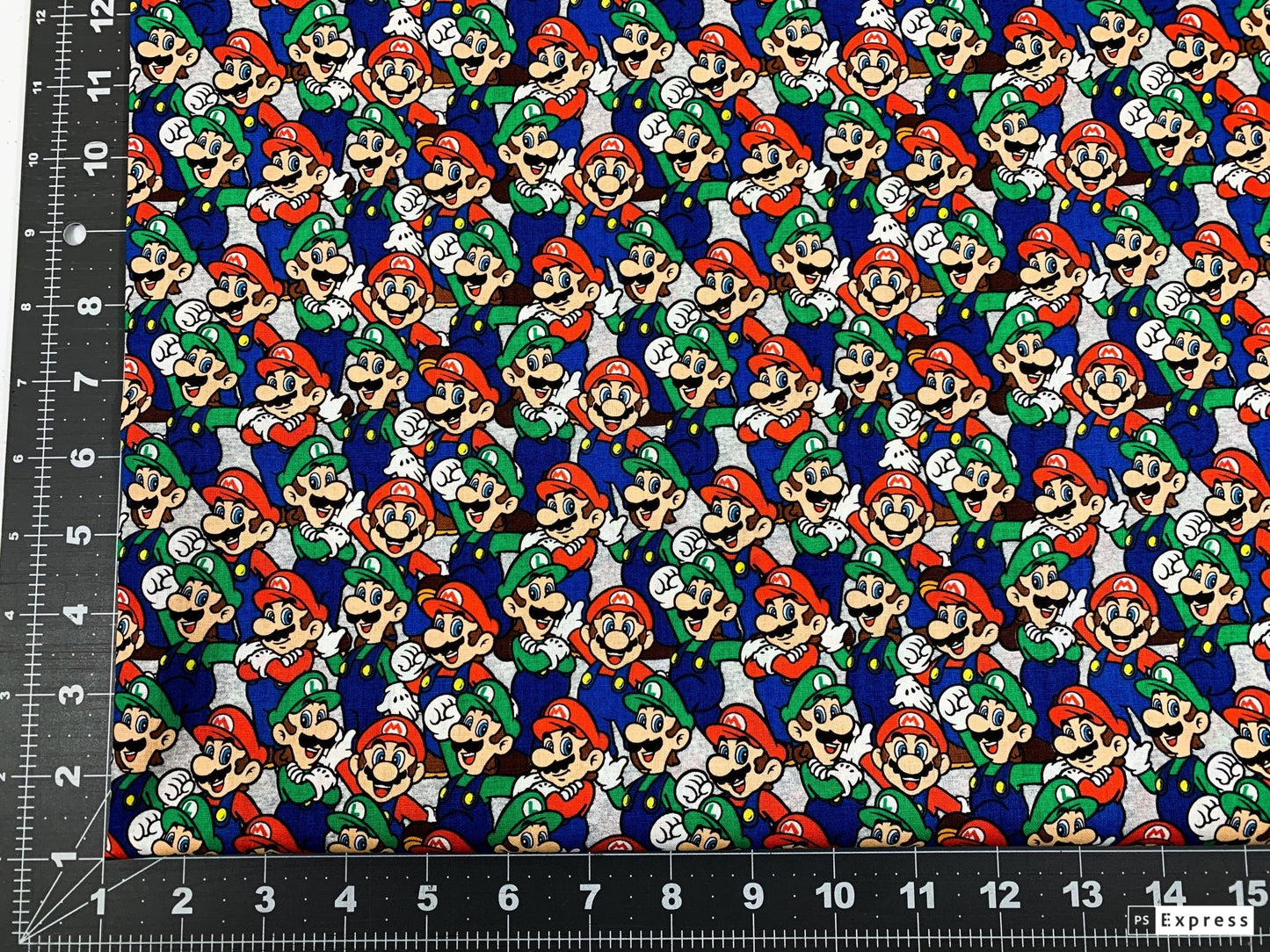 Super Mario fabric Mario Luigi game fabric - Mary Jo Fabrics