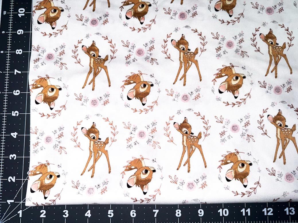 Sweet Bambi fabric Disney cotton fabric - Mary Jo Fabrics