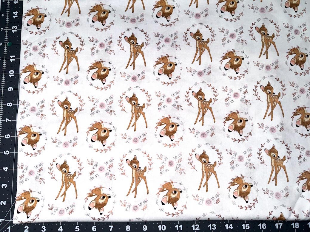 Sweet Bambi fabric Disney cotton fabric - Mary Jo Fabrics