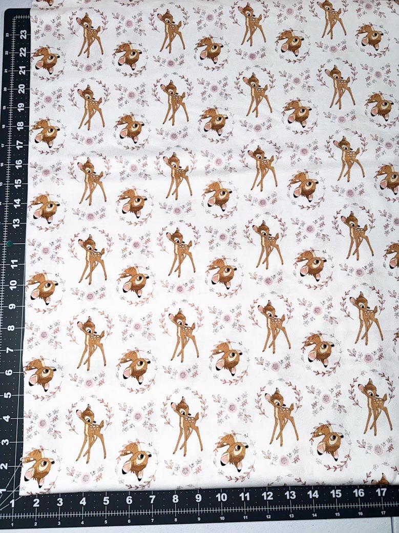 Sweet Bambi fabric Disney cotton fabric - Mary Jo Fabrics