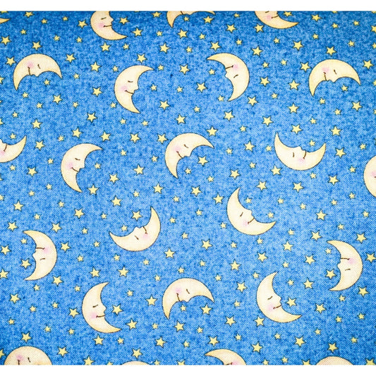 Sweet Dreams Moon and Stars Fabric 52218 Nursery Fabric - Mary Jo Fabrics