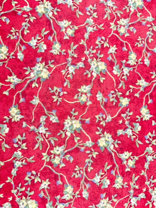 Sweet Melody Dogwood Blossom fabric - Mary Jo Fabrics