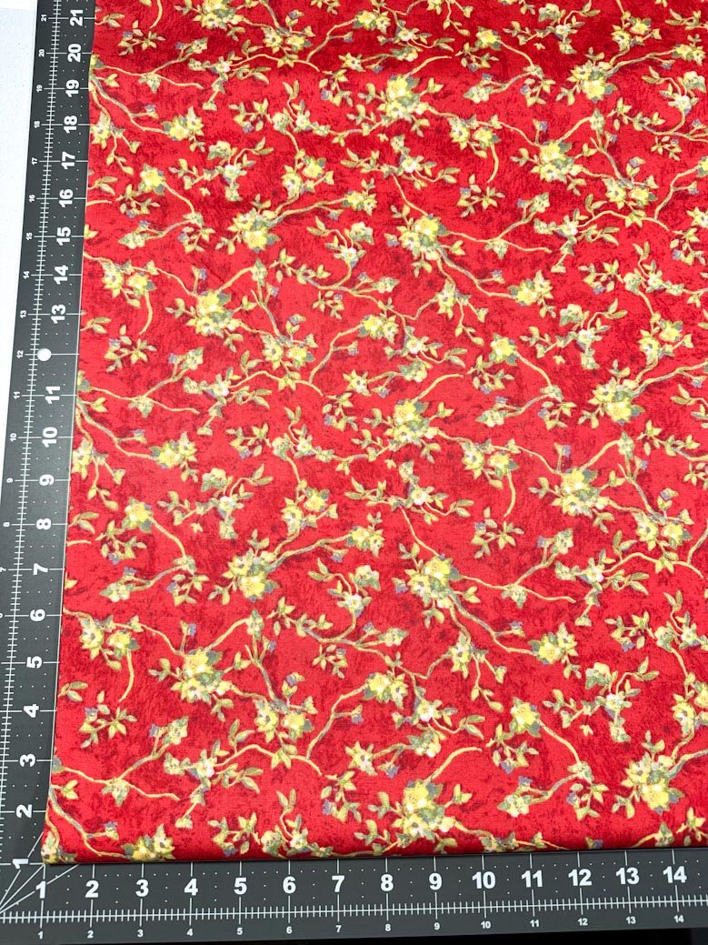 Sweet Melody Dogwood Blossom fabric - Mary Jo Fabrics