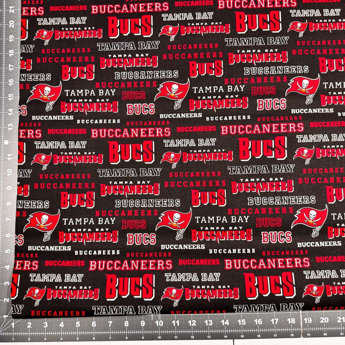 Tampa Bay Buccaneers Fabric 70456D NFL Cotton Fabric - Mary Jo Fabrics