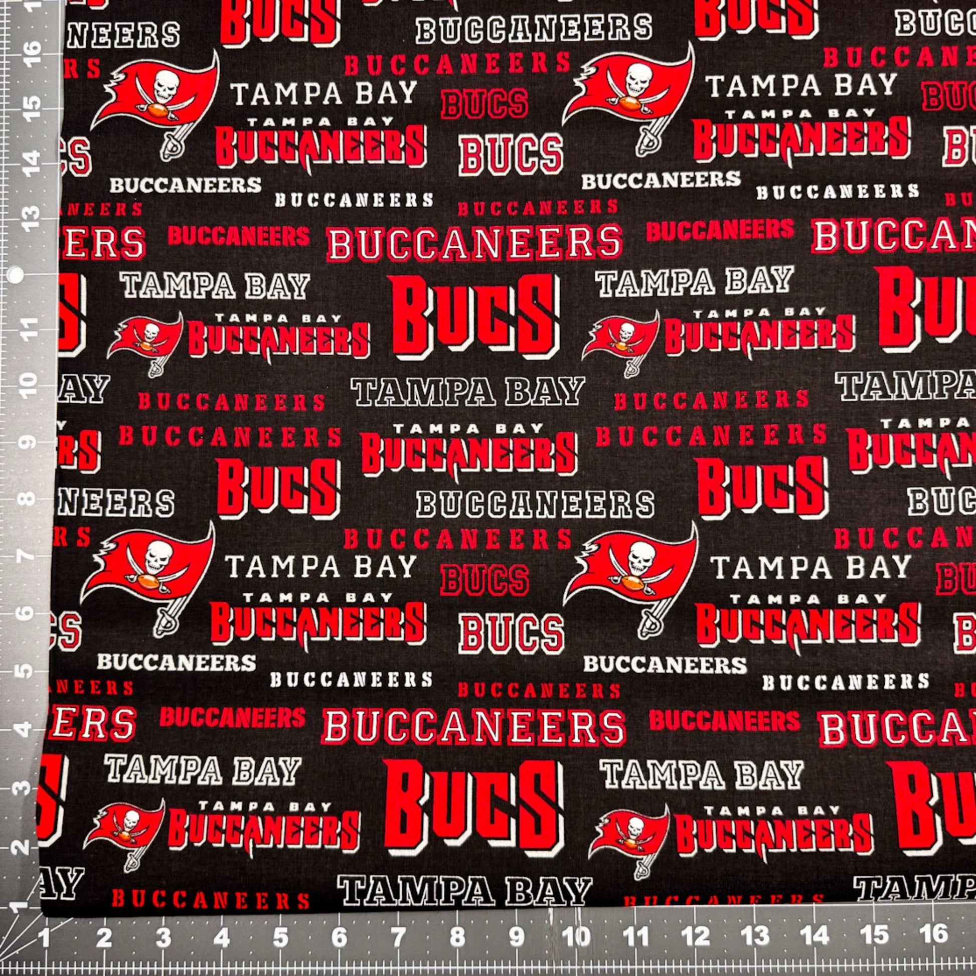 Tampa Bay Buccaneers Fabric 70456D NFL Cotton Fabric - Mary Jo Fabrics
