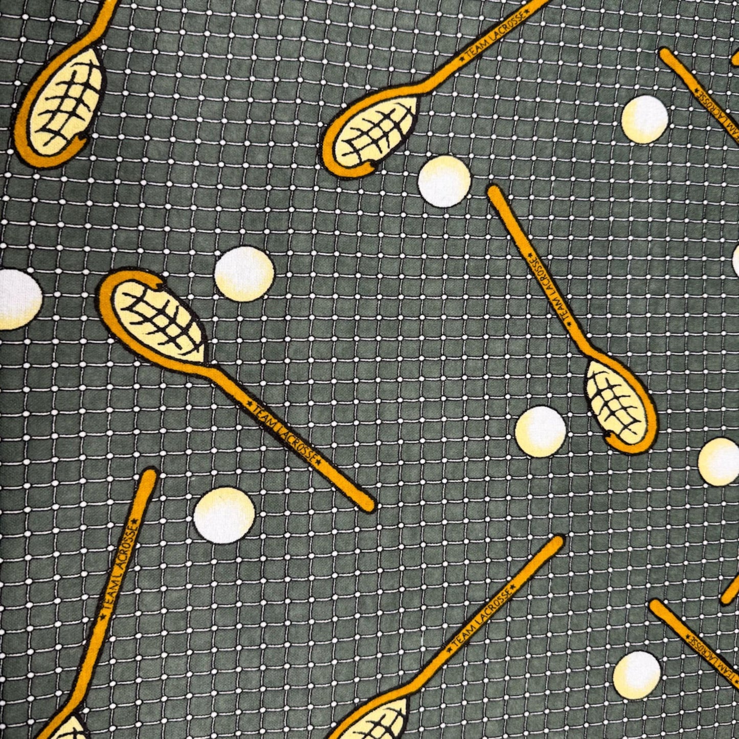 Team Lacrosse Flannel Sports Cotton Flannel - Mary Jo Fabrics