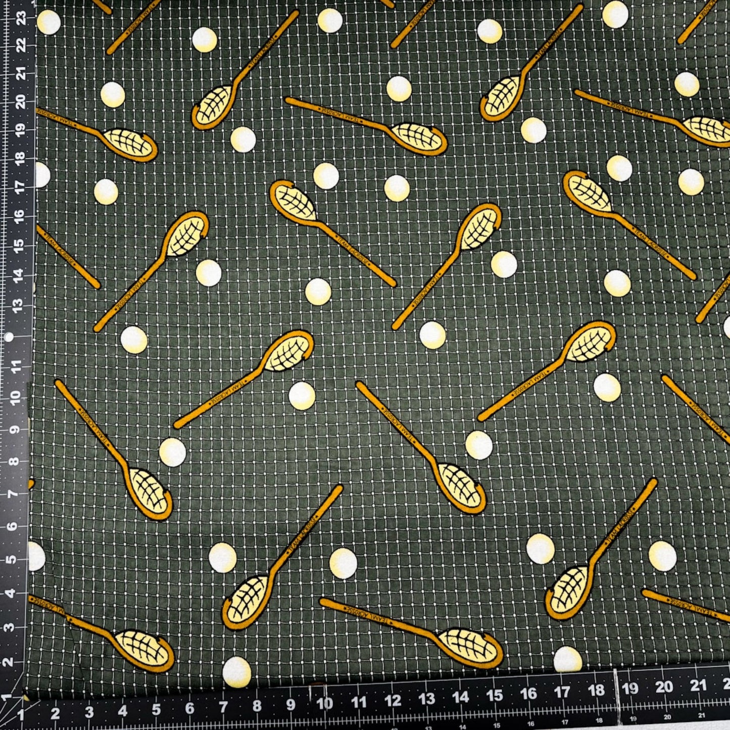 Team Lacrosse Flannel Sports Cotton Flannel - Mary Jo Fabrics