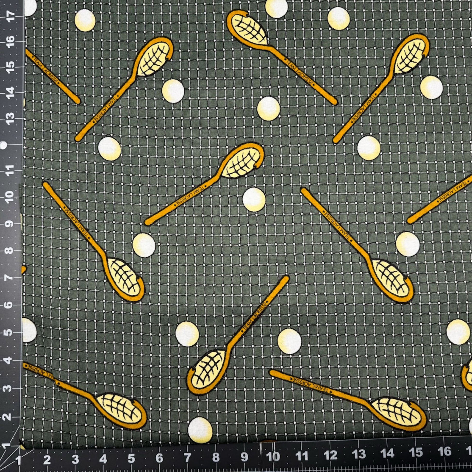 Team Lacrosse Flannel Sports Cotton Flannel - Mary Jo Fabrics
