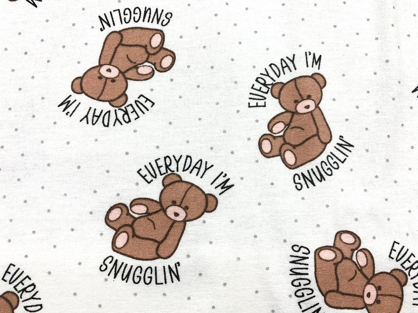 Teddy Bear FLANNEL 1974 - 7666 Nursery Flannel - Mary Jo Fabrics