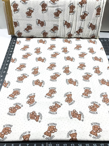 Teddy Bear FLANNEL 1974 - 7666 Nursery Flannel - Mary Jo Fabrics