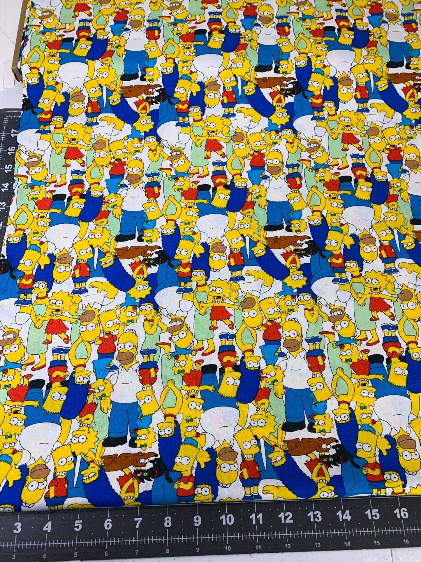 The Simpsons fabric 74551 W Bart Simpson fabric - Mary Jo Fabrics