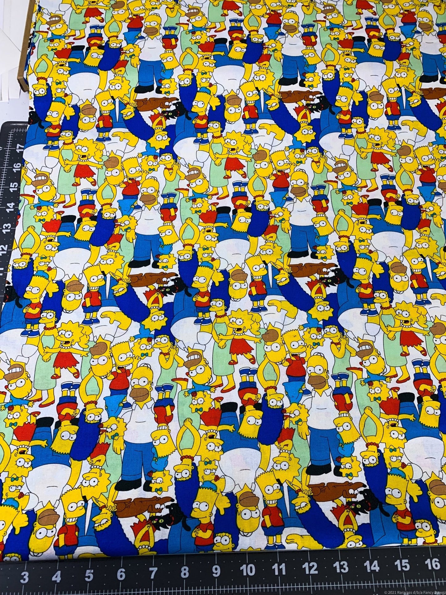 The Simpsons fabric 74551 W Bart Simpson fabric - Mary Jo Fabrics