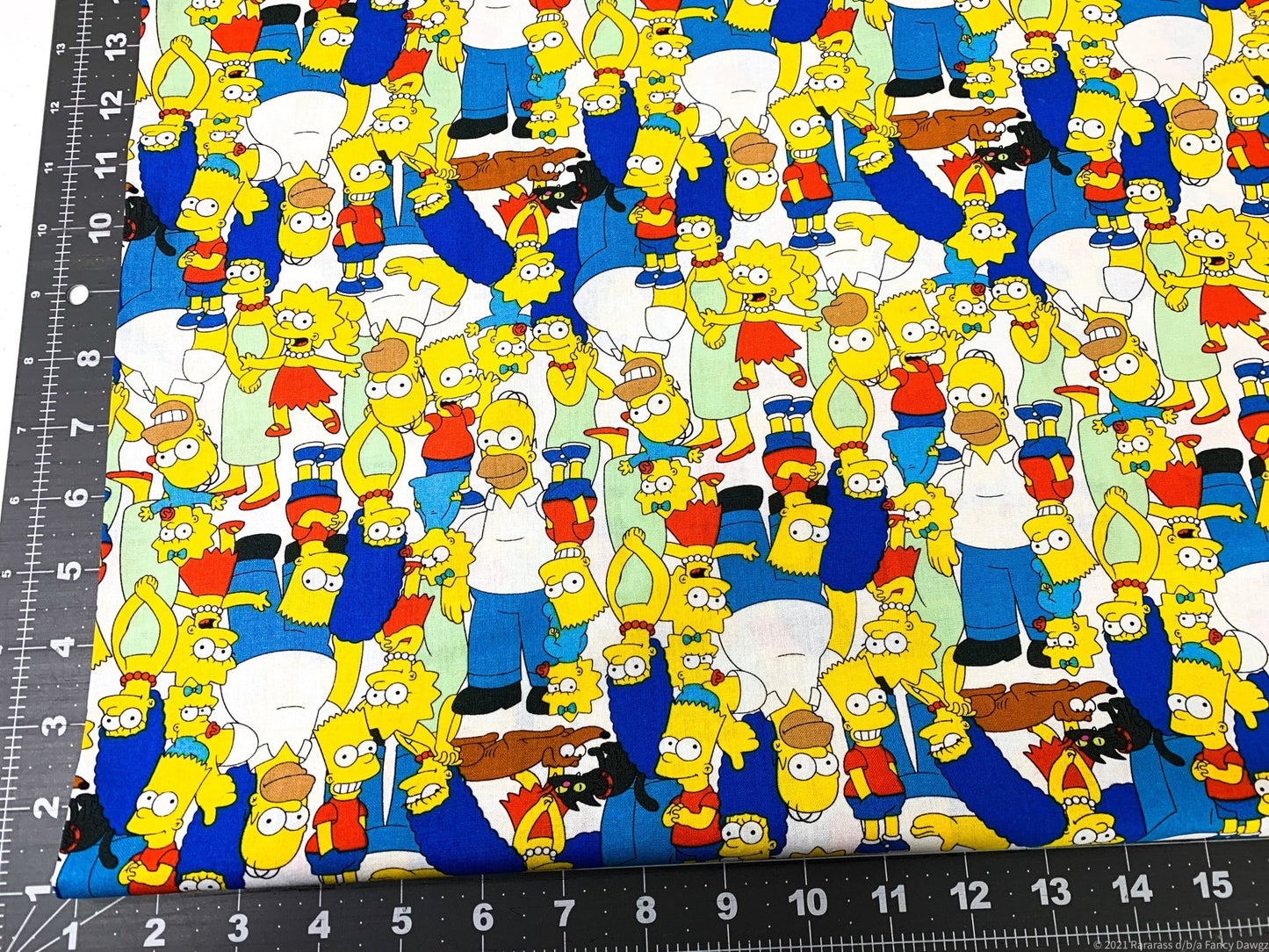 The Simpsons fabric 74551 W Bart Simpson fabric - Mary Jo Fabrics