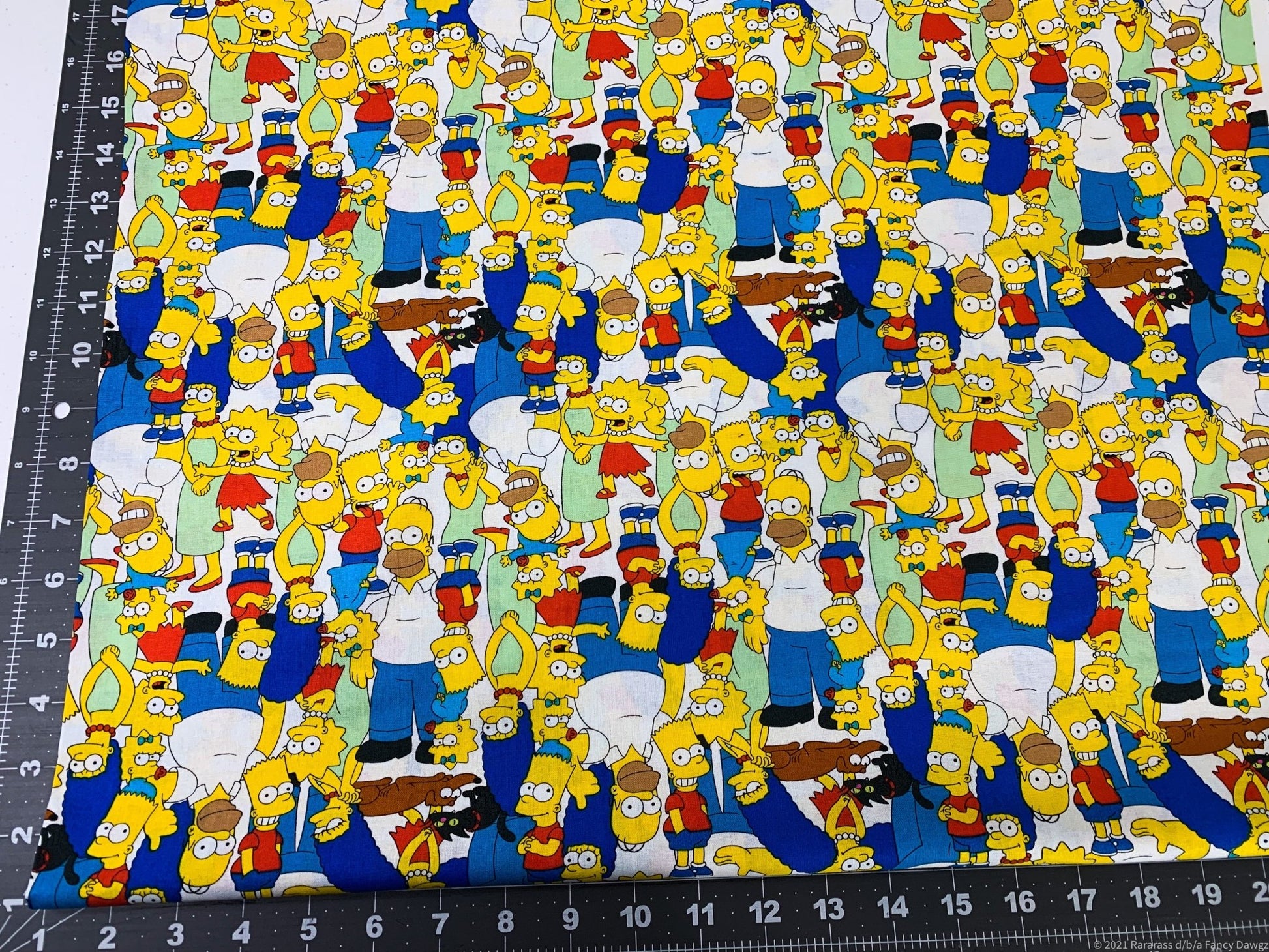 The Simpsons fabric 74551 W Bart Simpson fabric - Mary Jo Fabrics