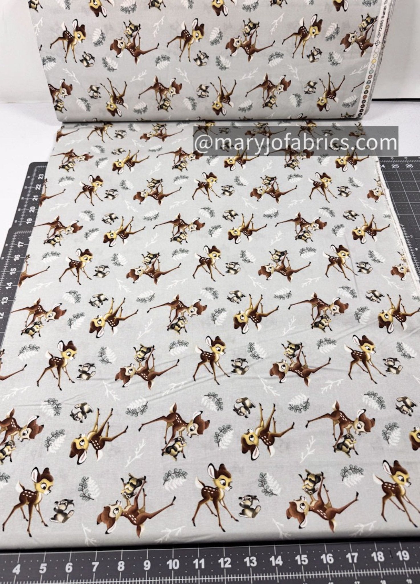 Thumper and Bambi Fabric CP72985 Deer Rabbit - Mary Jo Fabrics
