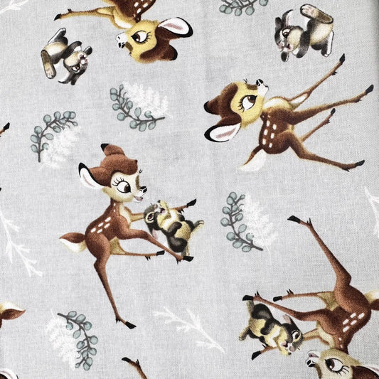 Thumper and Bambi Fabric CP72985 Deer Rabbit - Mary Jo Fabrics