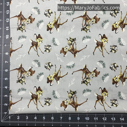 Thumper and Bambi Fabric CP72985 Deer Rabbit - Mary Jo Fabrics