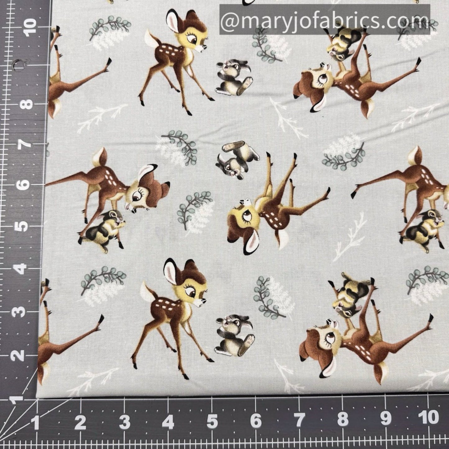 Thumper and Bambi Fabric CP72985 Deer Rabbit - Mary Jo Fabrics
