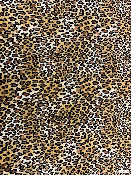 Tiny leopard fabric C2722 animal skin fabric - Mary Jo Fabrics