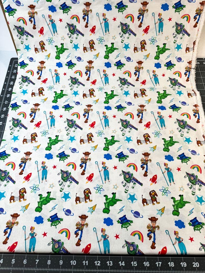 Toy Story fabric 75287 Disney fabric Woody Buzz Lightyear - Mary Jo Fabrics