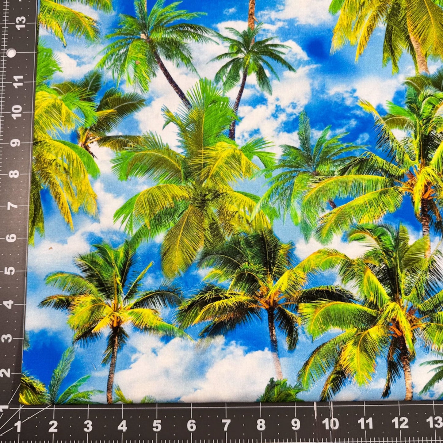 Tropical Escape Palm Tree Fabric 12899 Paradise Cotton Fabric - Mary Jo Fabrics