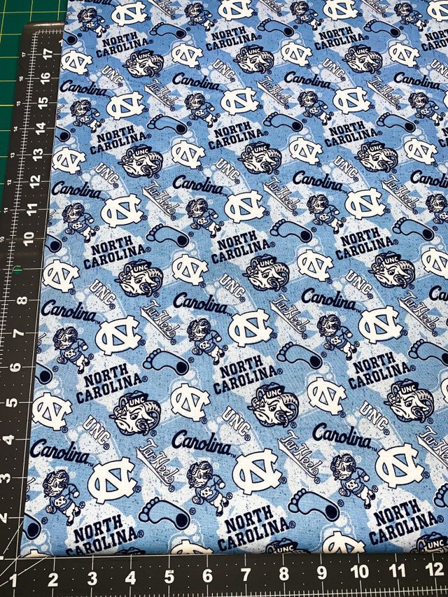 UNC Tarheel fabric NC1178 Ramses UNC fabric North Carolina - Mary Jo Fabrics