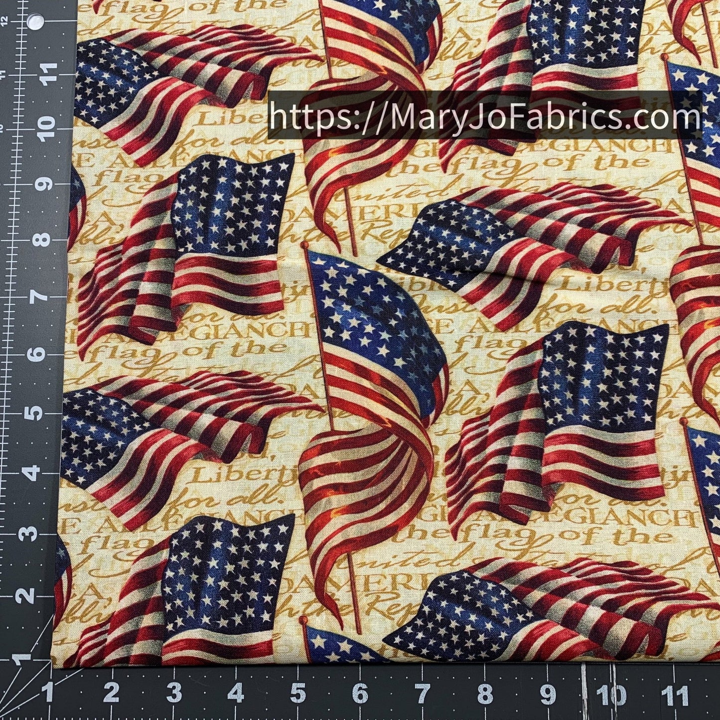 USA Flag Fabric CP57108 Patriotic Cotton Fabric - Mary Jo Fabrics