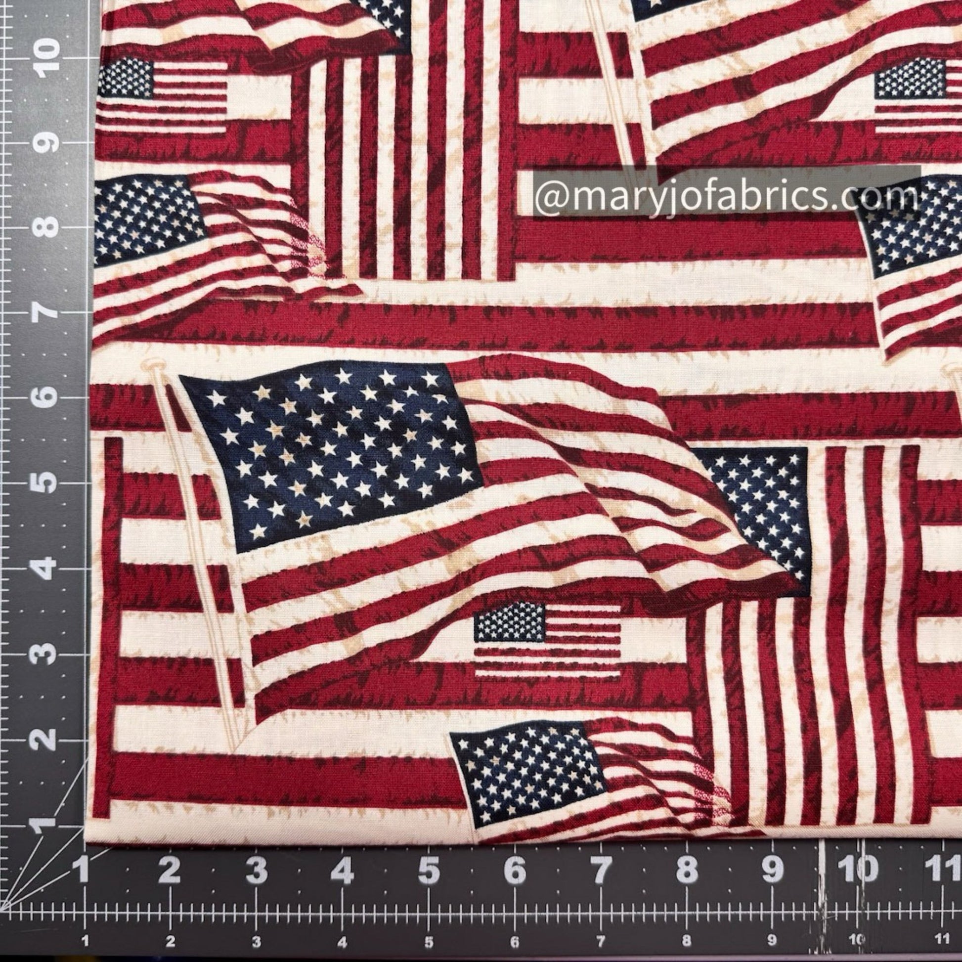 USA Flag Patriotic Fabric 7882 USA Quilt Fabric - Mary Jo Fabrics