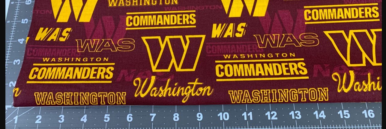 Washington Commanders fabric NFL fabric Washington fabric - Mary Jo Fabrics