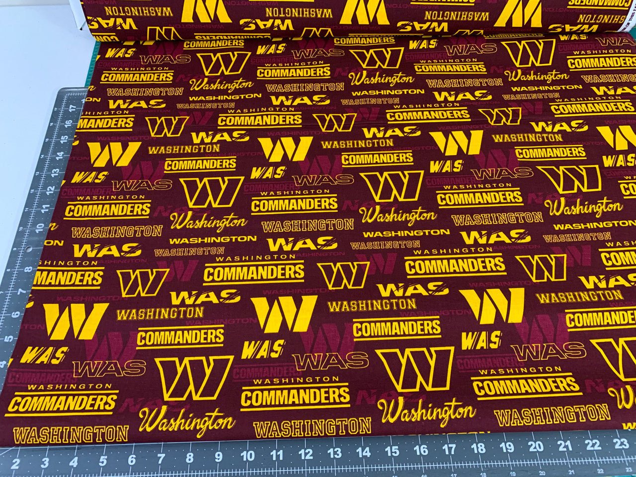 Washington Commanders fabric NFL fabric Washington fabric - Mary Jo Fabrics