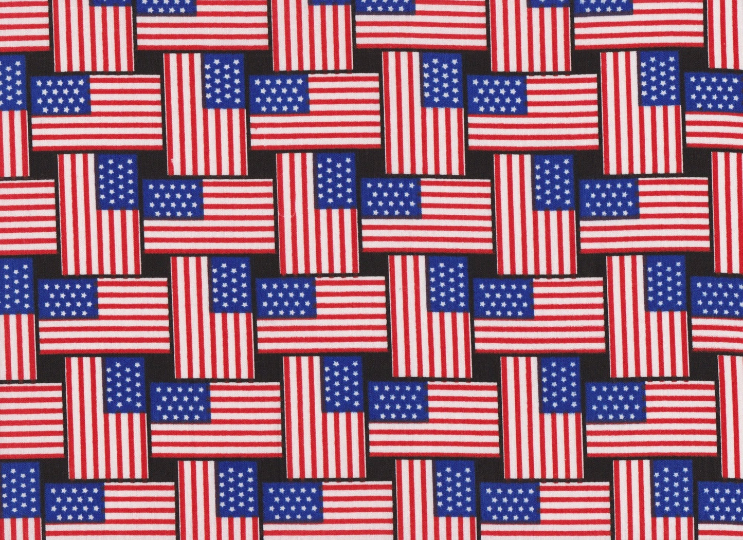 Weaved USA Flag Fabric 16429 Patriotic - Mary Jo Fabrics