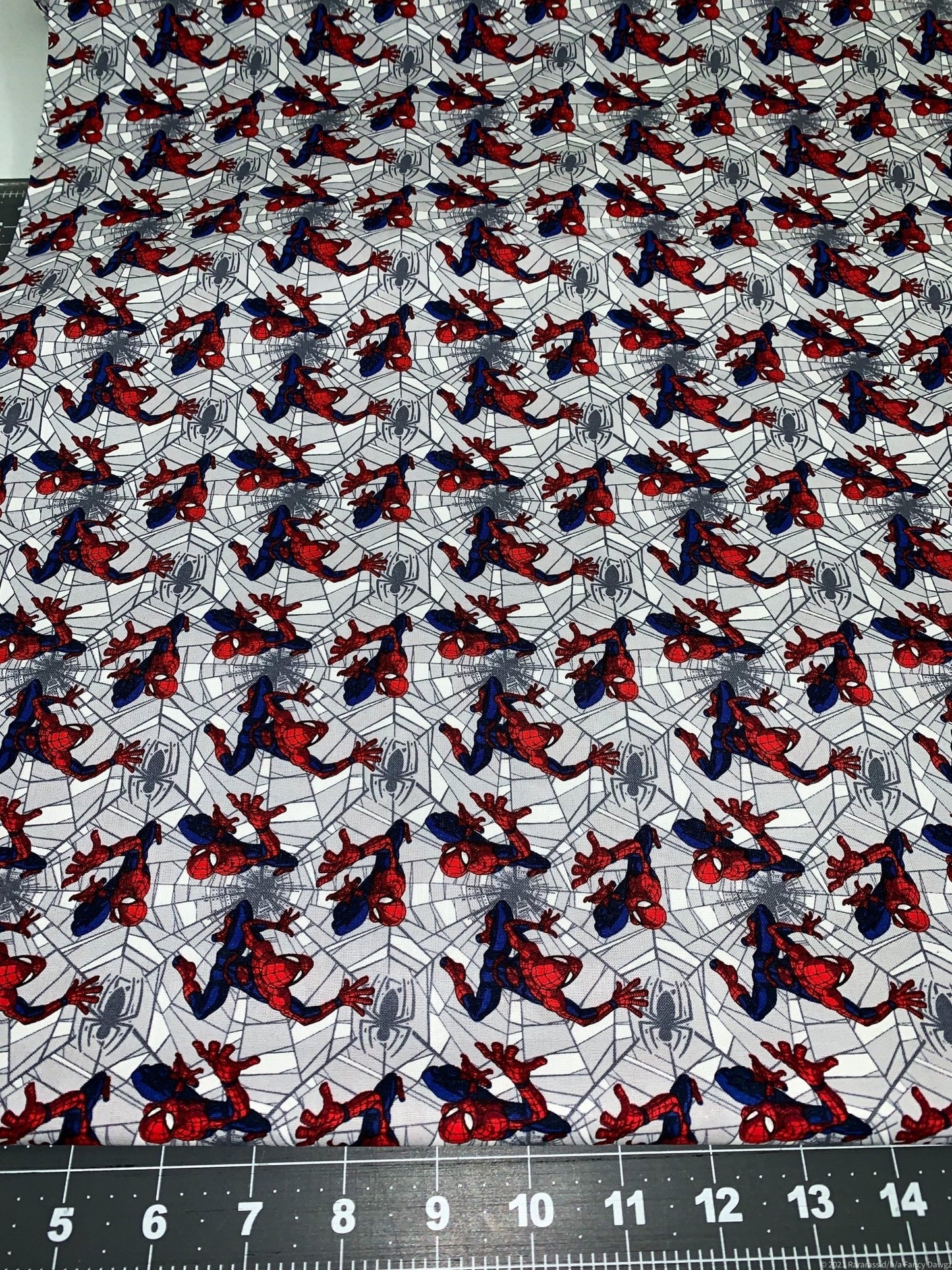 Web Crawler Spiderman fabric 73252 Spider Man cotton fabric - Mary Jo Fabrics