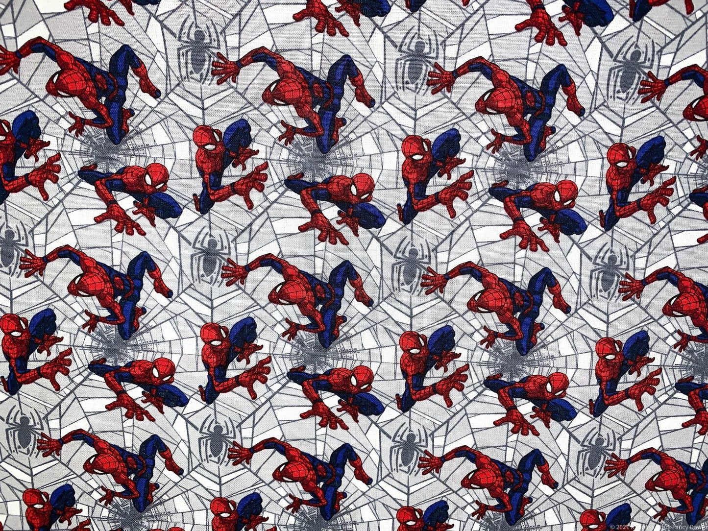 Web Crawler Spiderman fabric 73252 Spider Man cotton fabric - Mary Jo Fabrics