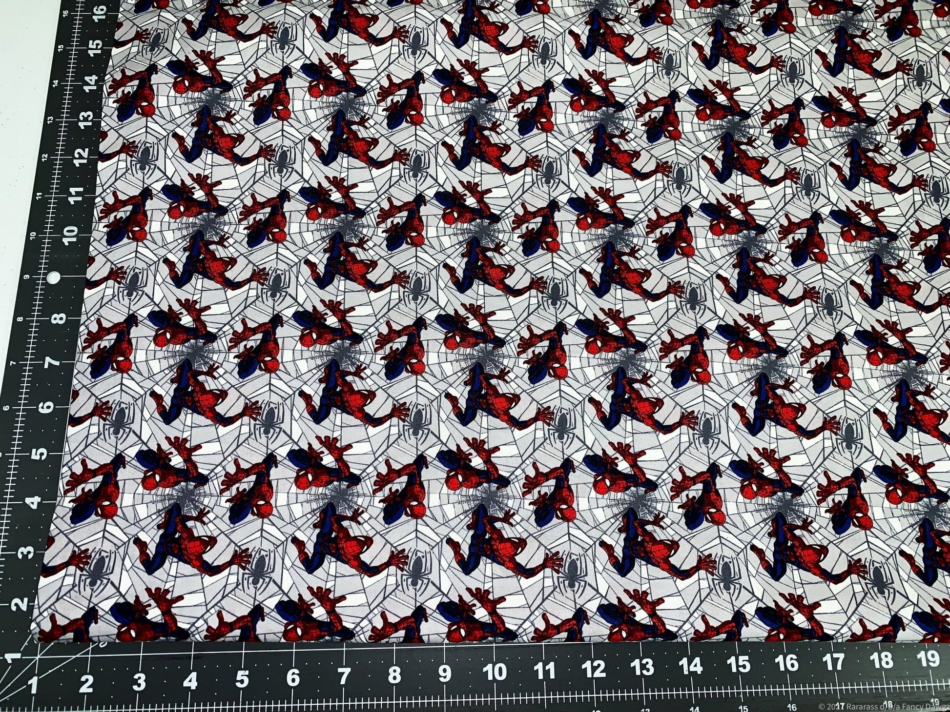 Web Crawler Spiderman fabric 73252 Spider Man cotton fabric - Mary Jo Fabrics