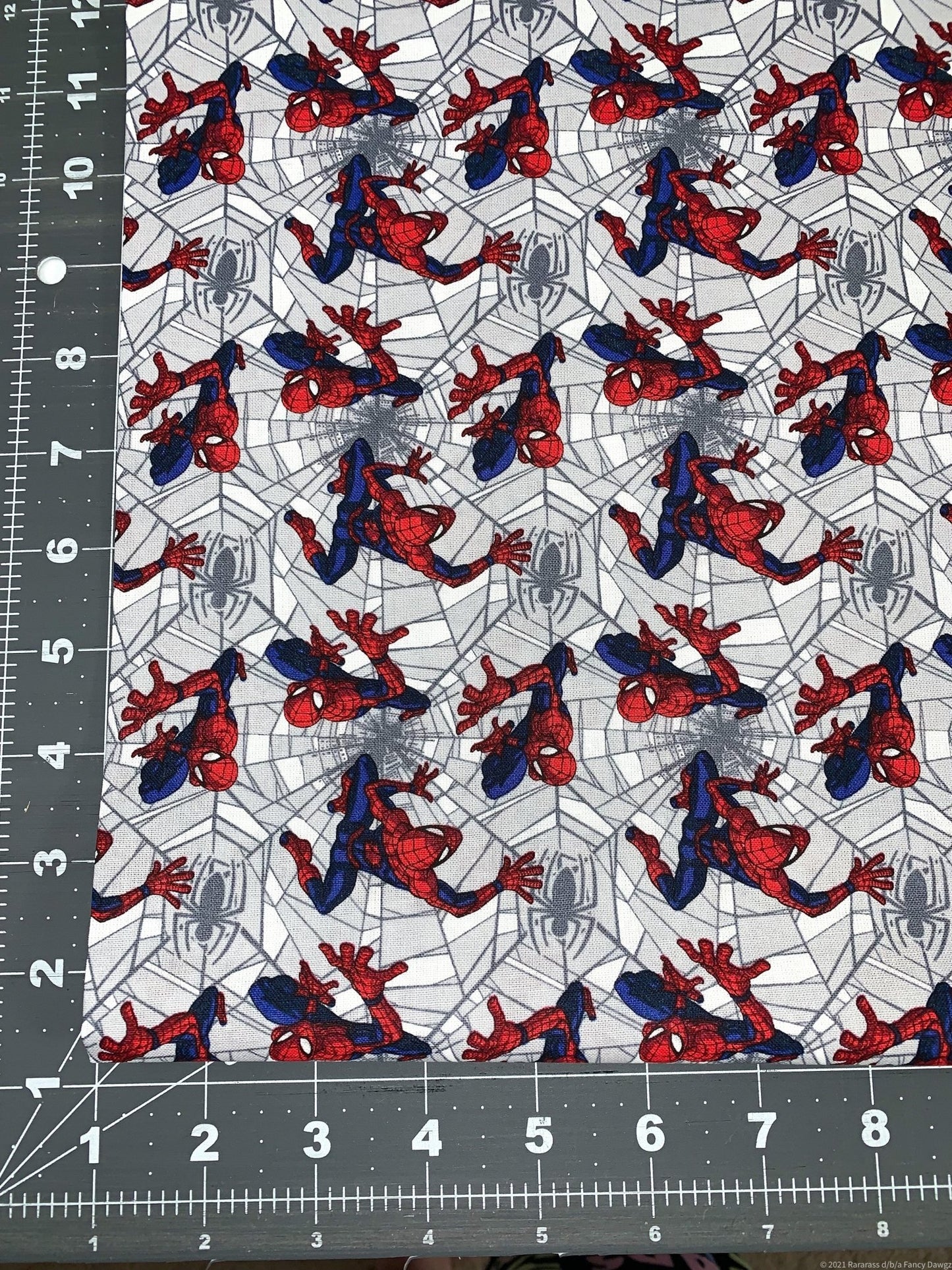 Web Crawler Spiderman fabric 73252 Spider Man cotton fabric - Mary Jo Fabrics